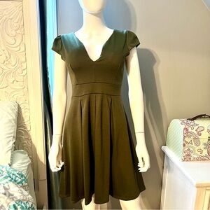 Olive Green Dress
